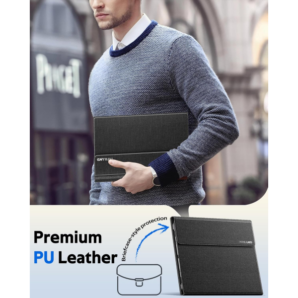 INFILAND Samsung Galaxy Tab S11 Standl Klf-Black