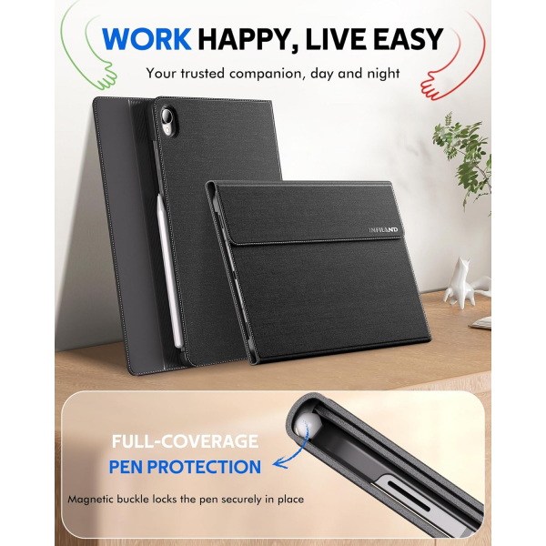 INFILAND Samsung Galaxy Tab S11 Standl Klf-Black