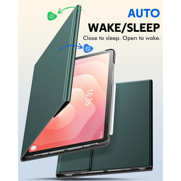 INFILAND Samsung Galaxy Tab S11 Standl Klf-Midnight Green