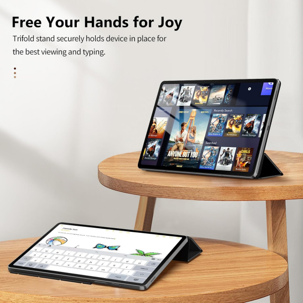 TiMOVO Samsung Galaxy Tab S11 Manyetik Klf-Black