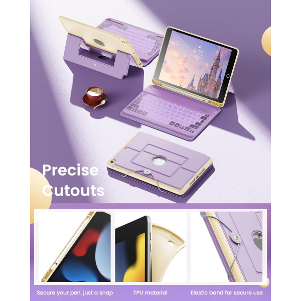 INFILAND iPad 9.Nesil Klavyeli Klf (10.2 in)