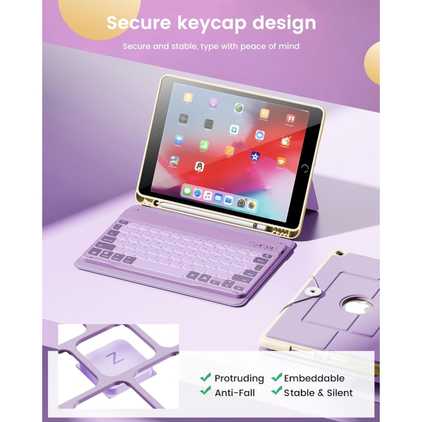 INFILAND iPad 9.Nesil Klavyeli Klf (10.2 in)