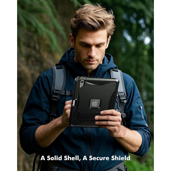 INFILAND iPad A16 Fortishield Klf (11 in)-Black