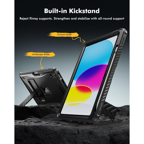 INFILAND iPad A16 Fortishield Klf (11 in)-Black
