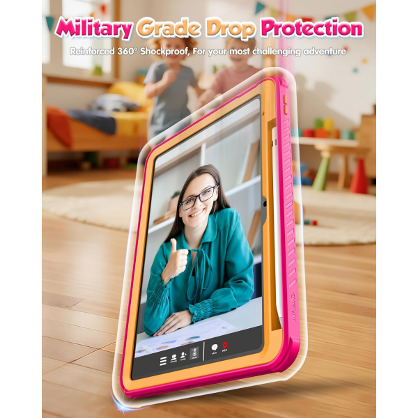 INFILAND iPad A16 Fortishield Klf (11 in)-Pink