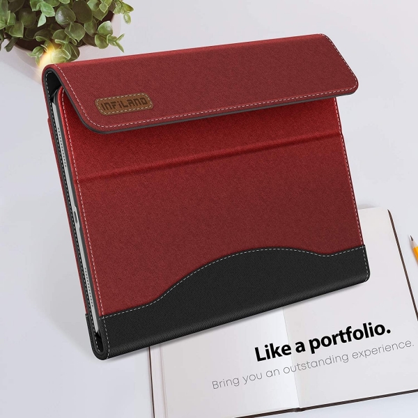 Infiland iPad Pro Business Standl Klf (11 in)(2.Nesil)-Red