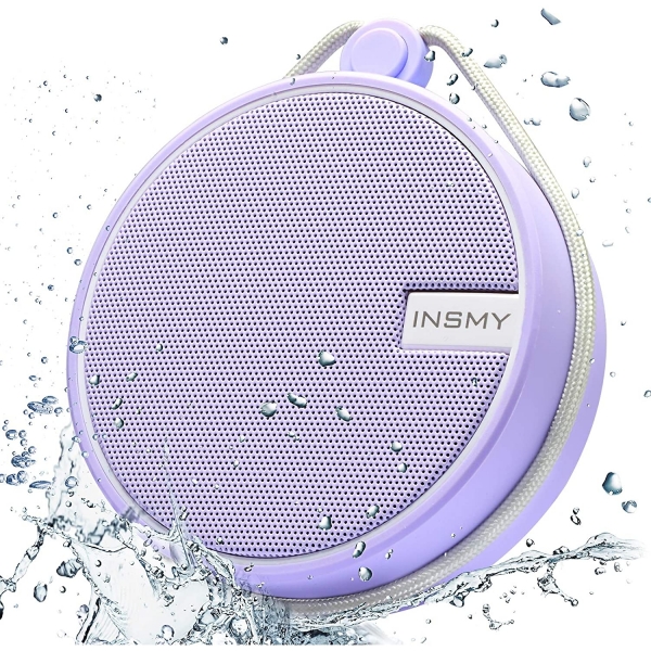 INSMY Tanabilir Bluetooth Hoparlr-Purple