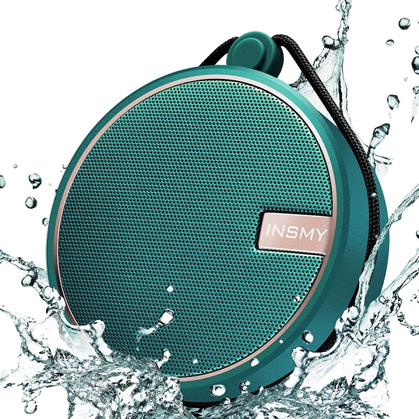 INSMY Tanabilir Bluetooth Hoparlr-Teal