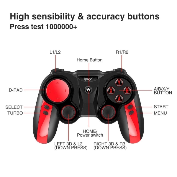 IPEGA PG9089 Pirate Bluetooth Android Oyun Kumandas