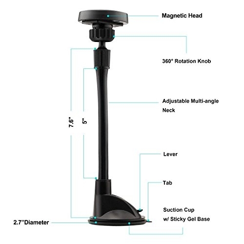 IPOW Ara in Telefon Tutucu (Windshield/Dashboard)