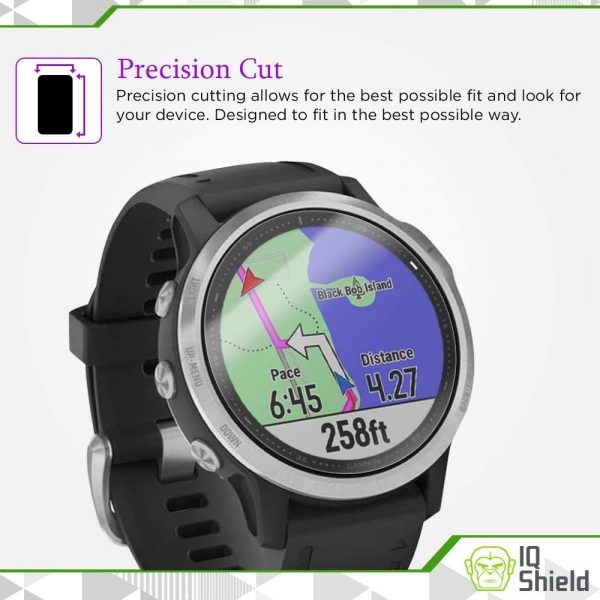 IQShield Garmin Fenix 6S Ekran Koruyucu(6 Adet)