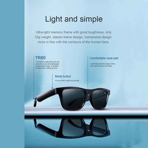 IVY Bluetooth Bağlantılı Polarize Lens Akıllı Güneş Gözlüğü