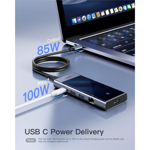 Inateck 10 Balant Noktal USB C Hub 