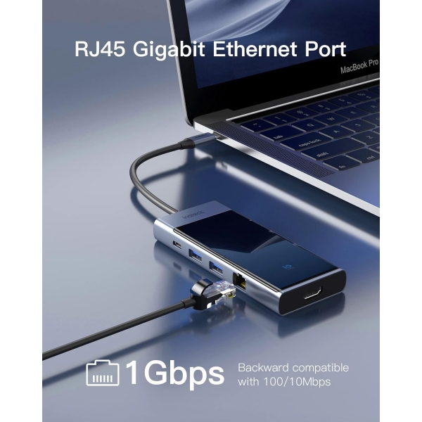 Inateck 8 Balant Noktal USB C Hub 