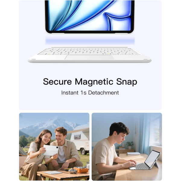 Inateck Apple iPad 10.Nesil Uyumlu Klavyeli K�l�f-White