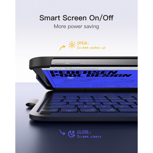 Inateck iPad Air 6.Nesil Light Klavyeli Klf (11 in)
