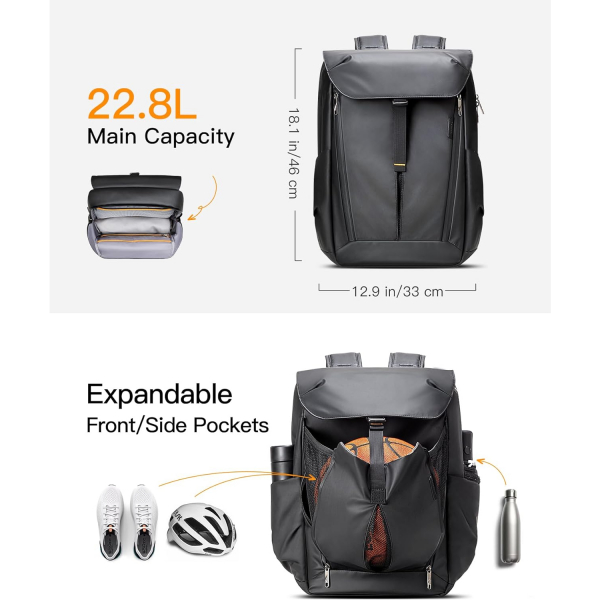 Inateck Su Geirmez Laptop antas (23L)(15-16 in)