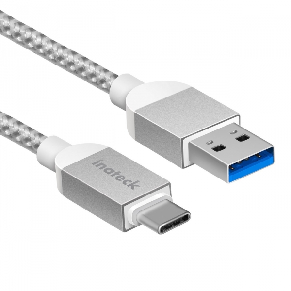 Inateck USB 3.1 Alminyum rgl Kablo-Silver