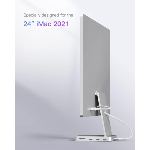 Inateck iMac Balant stasyon Hub -Silver 