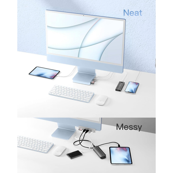 Inateck iMac Balant stasyon Hub -Blue