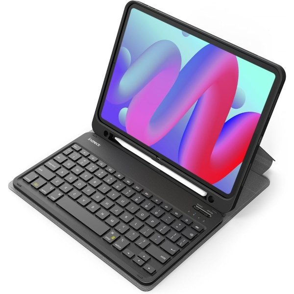 Inateck iPad 10.Nesil Klavyeli Klf (10.9 in)-Black 