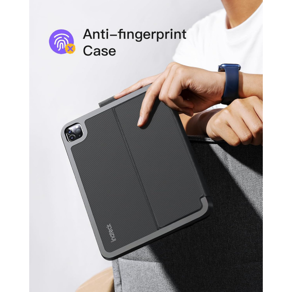 Inateck iPad 10.Nesil Light Klavyeli Klf (10.9 in)-Gray