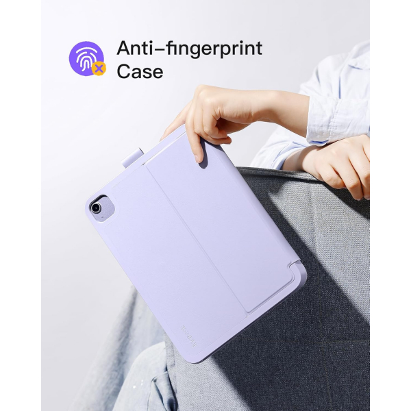 Inateck iPad 10.Nesil Light Klavyeli Klf (10.9 in)-Purple