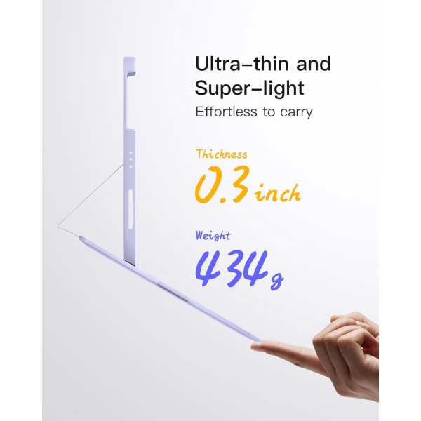 Inateck iPad 10.Nesil Light Klavyeli Klf (10.9 in)-Purple