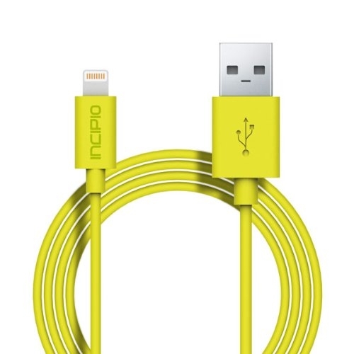 Incipio Apple MFI Lightning Kablo (1 Metre)-Yellow