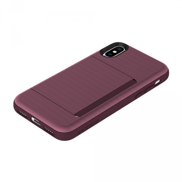 Incipio Apple iPhone X Stowaway Kartlkl Klf-Plum