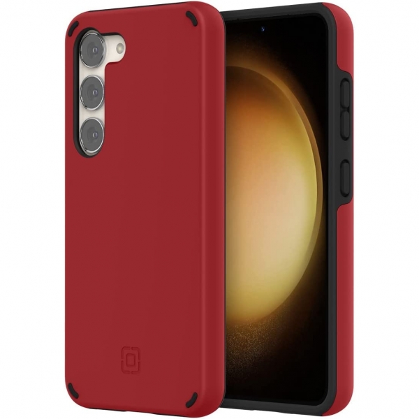 Incipio Duo Serisi Galaxy S23 Klf (MIL-STD-810G)-Red