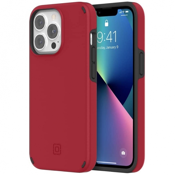 Incipio Duo Serisi iPhone 13 Pro Max Klf (MIL-STD-810G)-Red