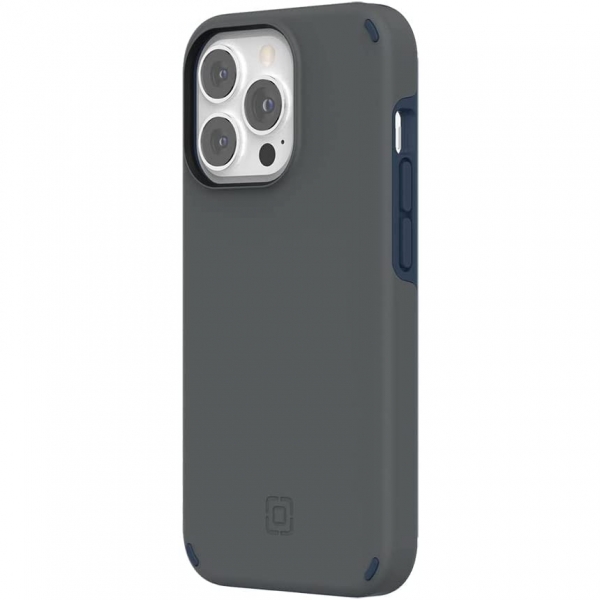 Incipio Duo Serisi iPhone 13 Pro Max Kılıf (MIL-STD-810G)-Grey
