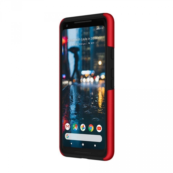 Incipio Google Pixel 2 XL Dualpro Klf- Iridescent Red And Black