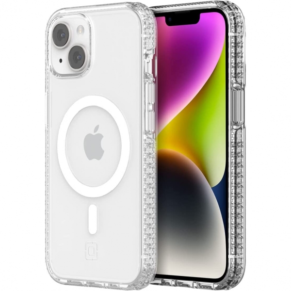 Incipio Grip Serisi iPhone 14 Klf (MIL-STD-810G)-Clear