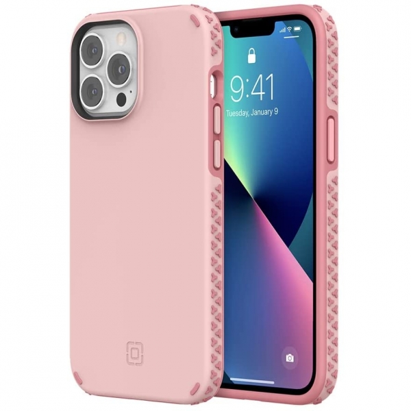 Incipio Grip Serisi iPhone 13 Pro Max Klf (MIL-STD-810G)-Blush Pink