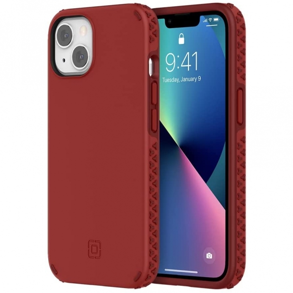 Incipio Grip Serisi iPhone 13 Klf (MIL-STD-810G)-Red