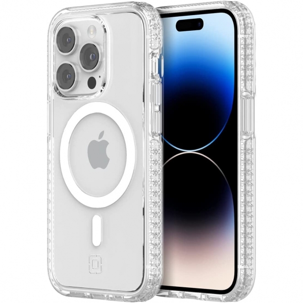 Incipio Grip Serisi iPhone 14 Pro Klf (MIL-STD-810G)-Clear