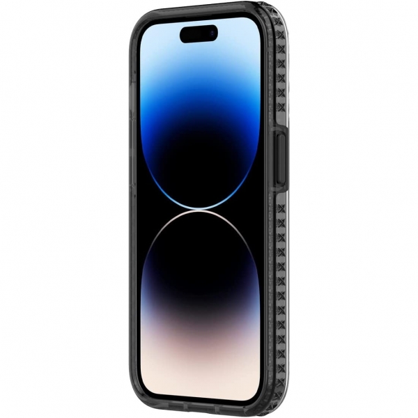 Incipio Grip Serisi iPhone 14 Pro Klf (MIL-STD-810G)-Black/Clear