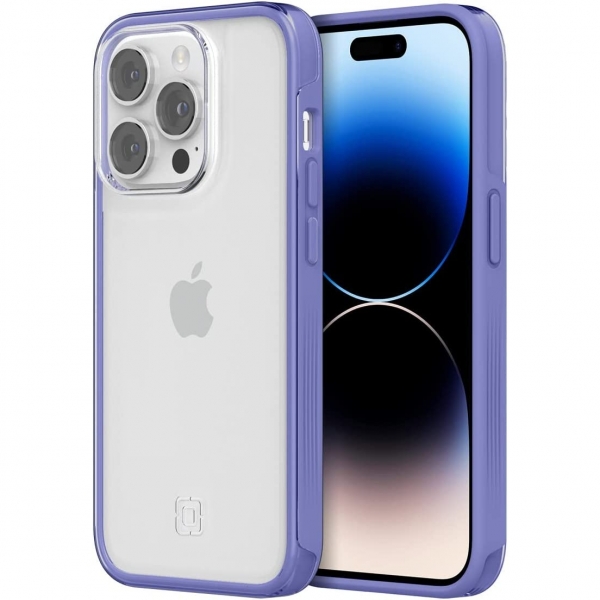 Incipio Organicore Serisi iPhone 14 Pro effaf Klf-Lavender Violet/Clear