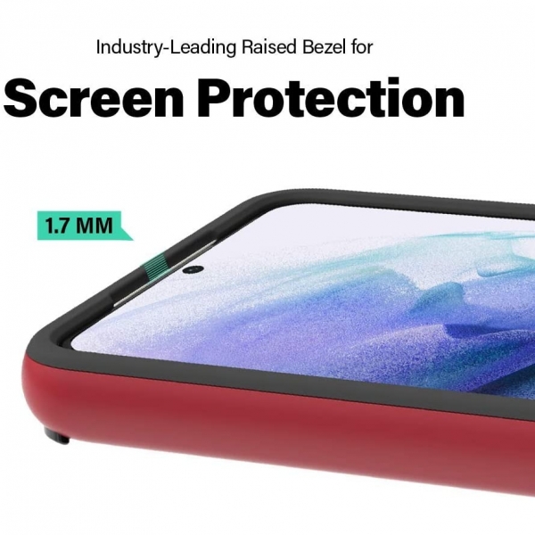 Incipio Samsung Galaxy S21 Duo Serisi Klf (MIL-STD-810G)-Red