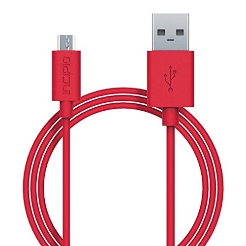 Incipio Soft Mikro USB Kablo (1 Metre)-Red