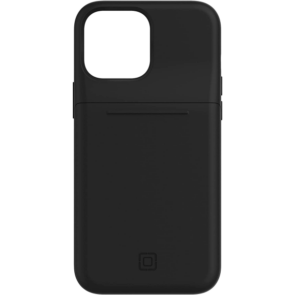 Incipio Stashback Serisi iPhone 13 Pro Max Cüzdan Kılıf (MIL-STD-810G)-Black