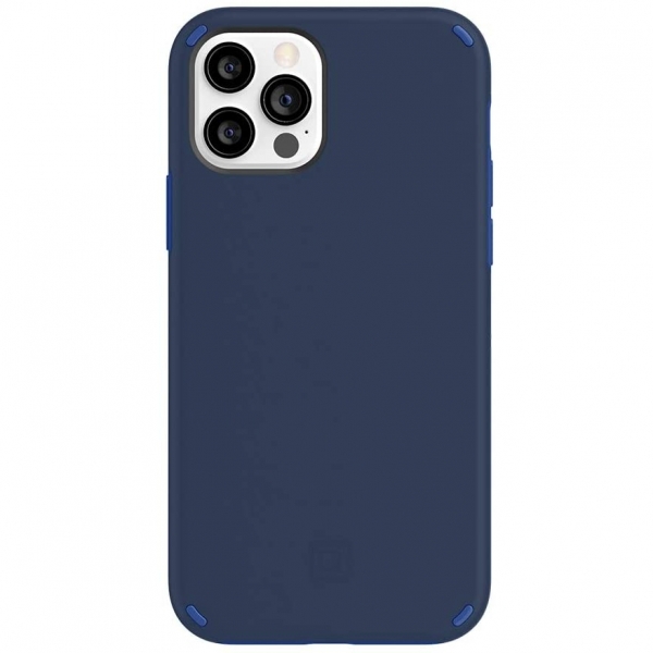Incipio iPhone 12 Duo Serisi Klf (MIL-STD-810G)-Dark Blue/Classic Blue