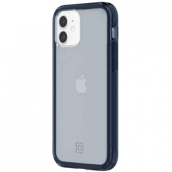 Incipio iPhone 12 Grip Serisi Klf (MIL-STD-810G)-Translucent Midnight Blue
