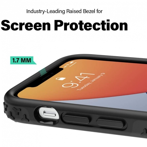 Incipio iPhone 12 Mini Grip Serisi Klf (MIL-STD-810G)-Black