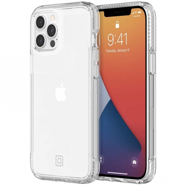 Incipio iPhone 12 Pro Max Grip Serisi Klf (MIL-STD-810G)-Clear