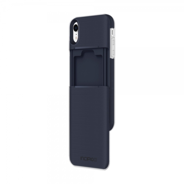 Incipio iPhone XR Stashback Kart Blmeli Klf-Blue