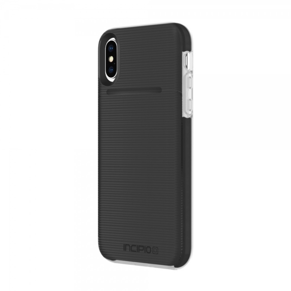 Incipio iPhone XS Max Stashback Kart Blmeli Klf-Black