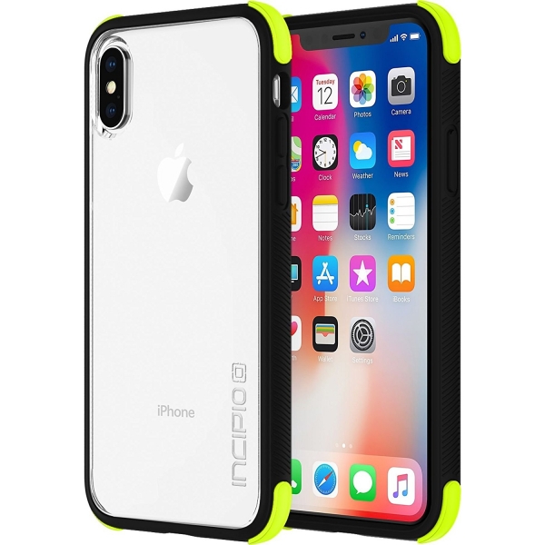 Incipio iPhone X Colored Klf-Volt Black And Clear